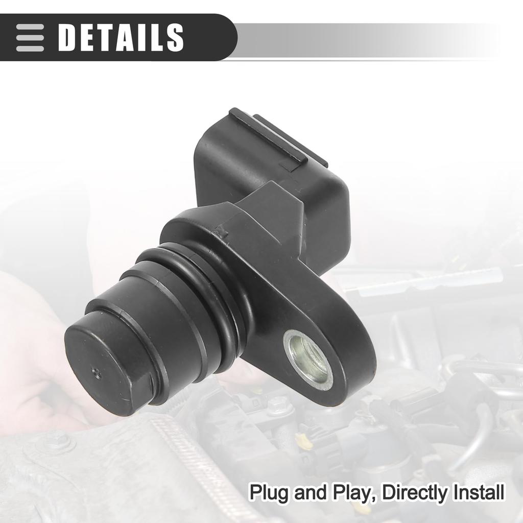 Motoforti Camshaft Position Sensor for Honda Accord 2008-2012 ABS, Part Number 37510-R40-A01, Black, 2 Pieces