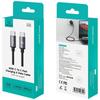 USAMS U91 60W USB-C to USB-C 1m tarnish cable