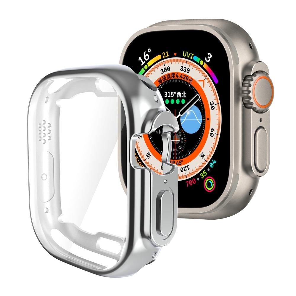 Для Apple Watch Series 8 Ultra/Pro 49 мм чехол для часов в комплекте Мягкая защитная пленка из ТПУ для iWatch 7 41/45 мм