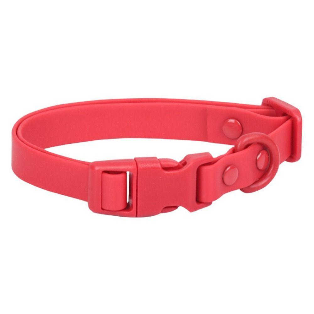 Elastic Webbing Pet Collar Adjustable Quick Release Buckle Waterproof Dog Collar Comfortable No Pull Safety Buckle Chain Outdoor