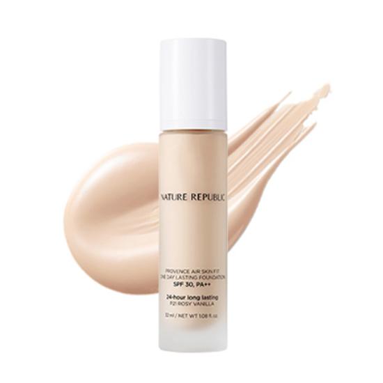NatureRepublic Provence Air Skin Fit Тональный крем с длительным эффектом SPF30 PA++ 32мл
