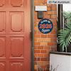 2D Flat Aluminum 2026 Graduation-themed Wall Hanging Is Available in Multiple Sizes. Its American Retro Navy Blue and Red Design Makes It A Perfect