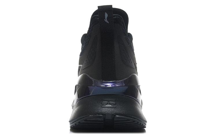Li Ning YueYing Element Текстиль, Синтетическая Кожа Амортизация Скользкая Подошва Износостойкие Низкие Беговые Кроссовки ARHR223-5