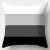Black White Modern Style Cushion Cover 45x45cm Polyester Decorative Pillow Cover Living Room Bedroom Sofa Bed Pillow Case