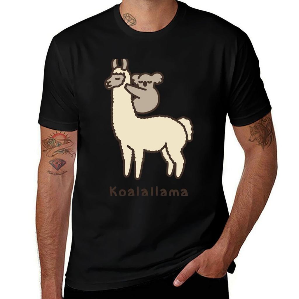 Koalallama Tshirt Casual Trendy Short Sleeve Tshirt