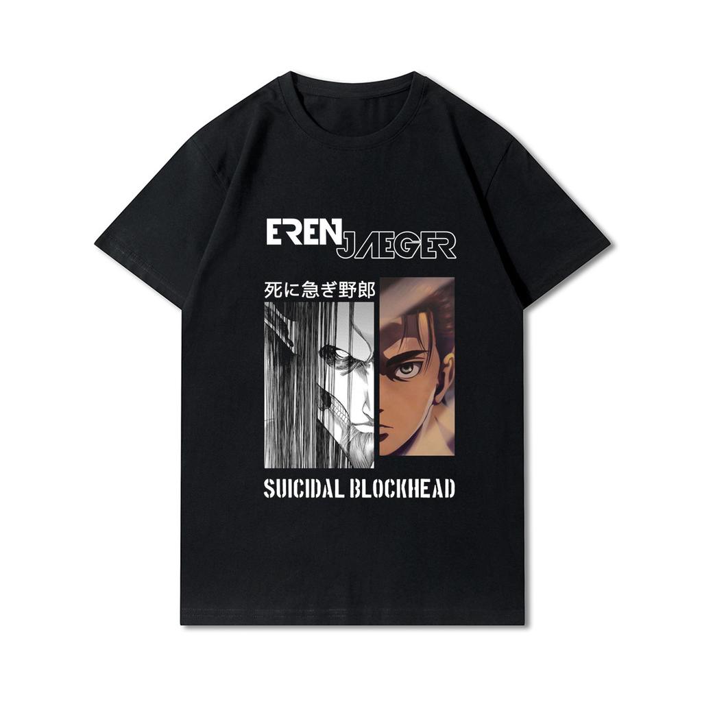 Мужские футболки больших размеров в стиле аниме «Атака Титанов» Levi · Ackerman Eye, топы в стиле панк, летние свободные топы в стиле Харадзюку в готическом стиле с короткими рукавами
