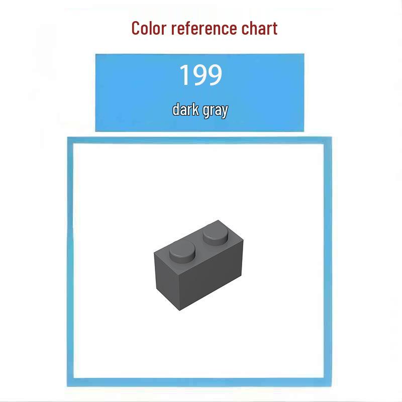 50 г MOC 4345 Мелкие interlocking строительные блоки - Детали почтового ящика 2x2