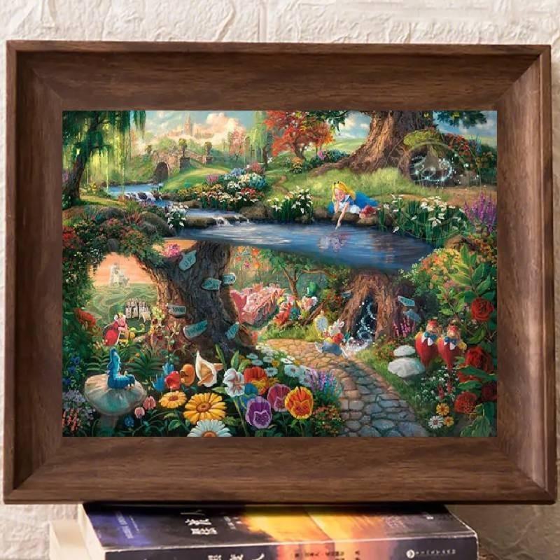 Холст с изображением принцессы-русалки, современная сказочная история, декоративная картина для спальни, детской комнаты