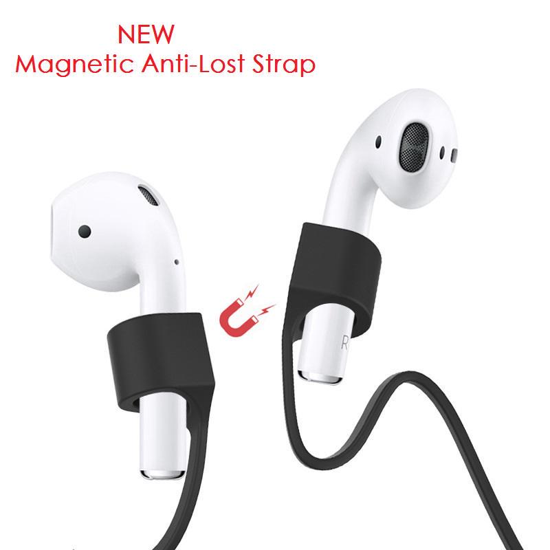 For AirPods1/2/3  Anti-Lost Magnetic Silicone Earphone String Rope For Airpods Pro Earphones Strap Cord