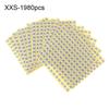 500/1980pcs Paper Self-Adhesive Size Labels for Clothing Garment Shoes Size Sticker Tags Sticker Size Label XS/S/M/L/XL Size