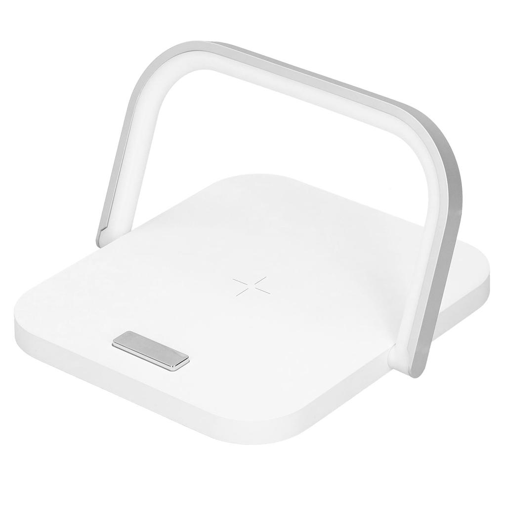 5 В настольный ночник многофункциональный беспроводной быстрозарядное устройство подставка для телефона держатель белый