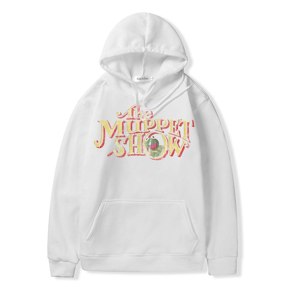 Vintage The Muppet Show Essential Hoodie Funny Cute Frog Graphic Print Sweatshirt Streetwear Men Women Casual Oversized Hoodies