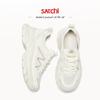 Thick soled fashionable shoes with breathable mesh, dad shoes, comfortable and versatile sports shoes, lightweight and height increasing casual shoes