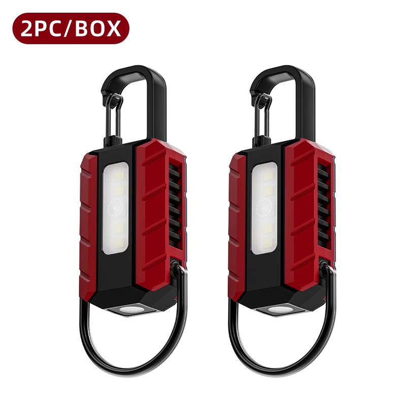 New Strong Light Flashlight Outdoor Multi functional Work Light with Side Light Long endurance Charging Mini Portable Flashlight
