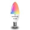 WiFi Smart Candle Light with Alexa Voice Control, RGBCW Table Lamp, E14/E12 Bulb, Tuya Smart Life Compatible