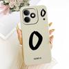 Чехол для Realme Note 80 4G RMX5388 Счастливыми буквами A-Z Силиконовая задняя крышка для Realme Note80 4G 6.74" Чехлы для телефона с полной защитой