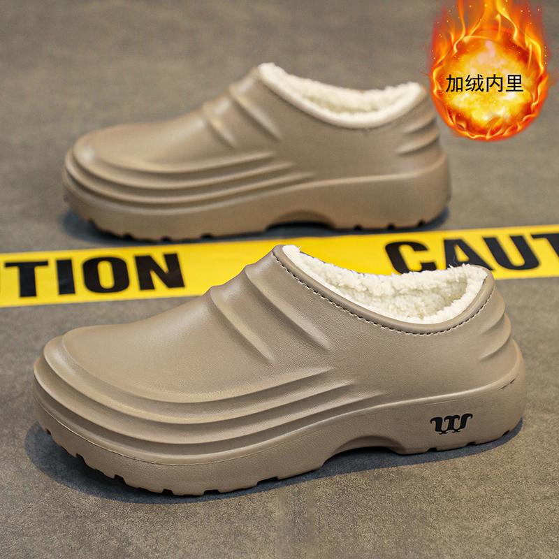 2024 Мужская и женская обувь для шеф-повара из ЭВА, нескользящая, водонепроницаемая, маслостойкая, удобная рабочая обувь, высококачественная защитная обувь для улицы