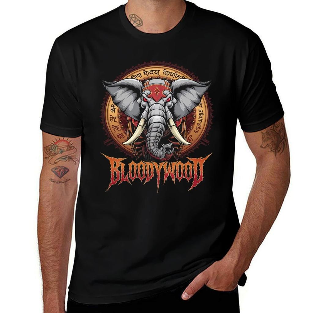 Bloodywoods T-shirt Man Clothes Customizeds Plus Sizes Mens Cotton T Shirts