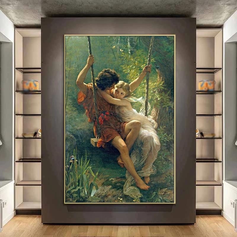 Classic World Famous Paintings Character Fashion Poster for Restaurant Room Office Wall Canvas Painting Poster Picture No Frame