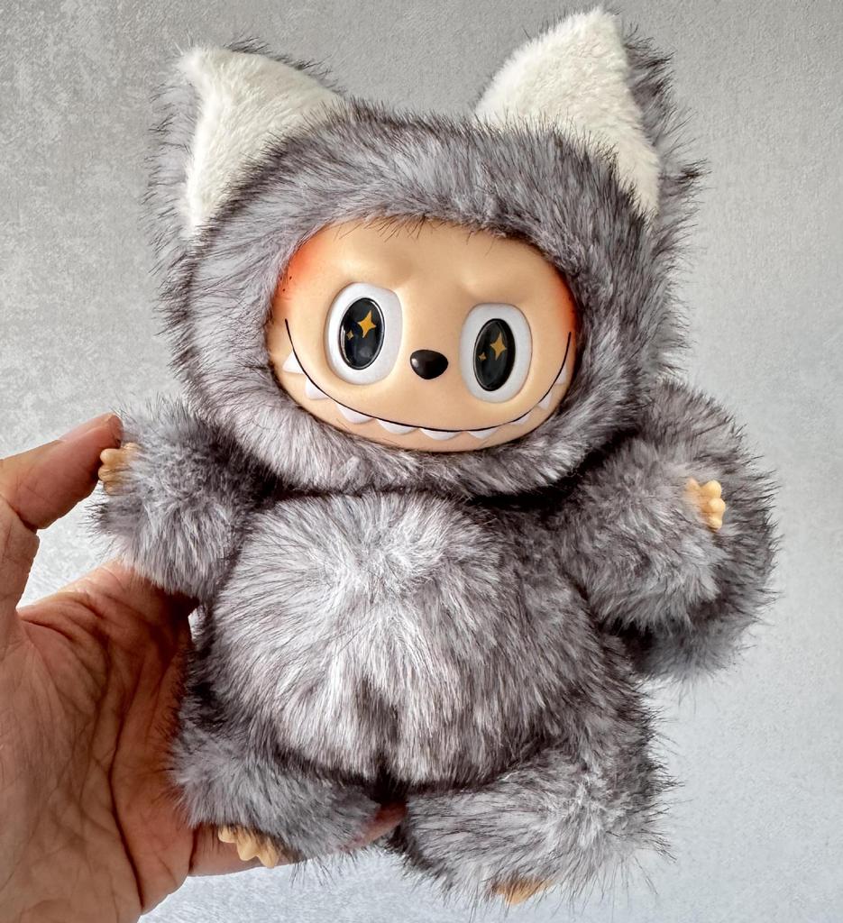 Кастомная кукла Labubu ZIMOMO: Маленький Вождь Розовый Ангел-Бабочка Подарок