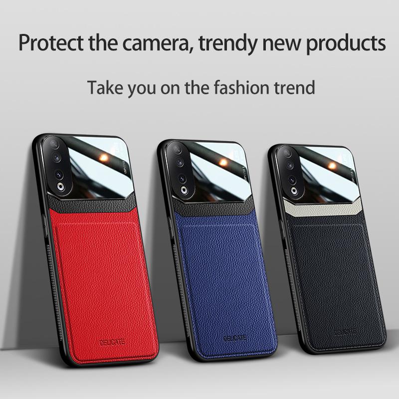 Для Honor 90 Pro чехлы для телефонов роскошный кожаный текстурный противоударный чехол Honor 80/Honor 80 SE/Honor 80 GT задняя крышка чехол Honor 90