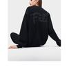 FILA Sweatshirts Unisex Jet Black Crew Neck Moderate Regular F11U248201F-BK
