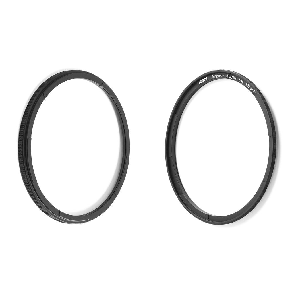 KANI 72мм Магнитный быстросъемный магнитный держатель и набор адаптеров Накатанный набор фильтров с черной алюминиевой фильтрующей частью Номер детали 816832 S72-M72, Противоскользящий
