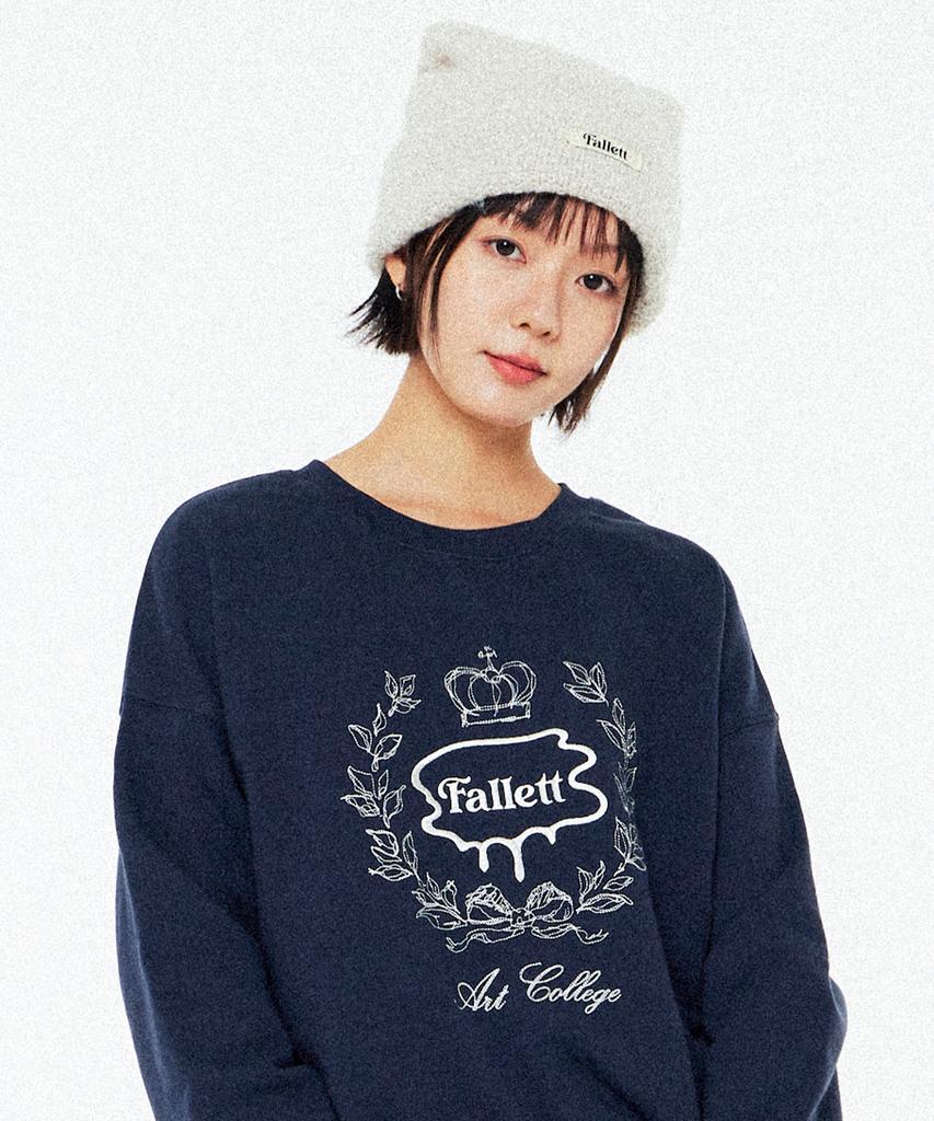 FALLETT Classic Ivy Sweatshirt Navy