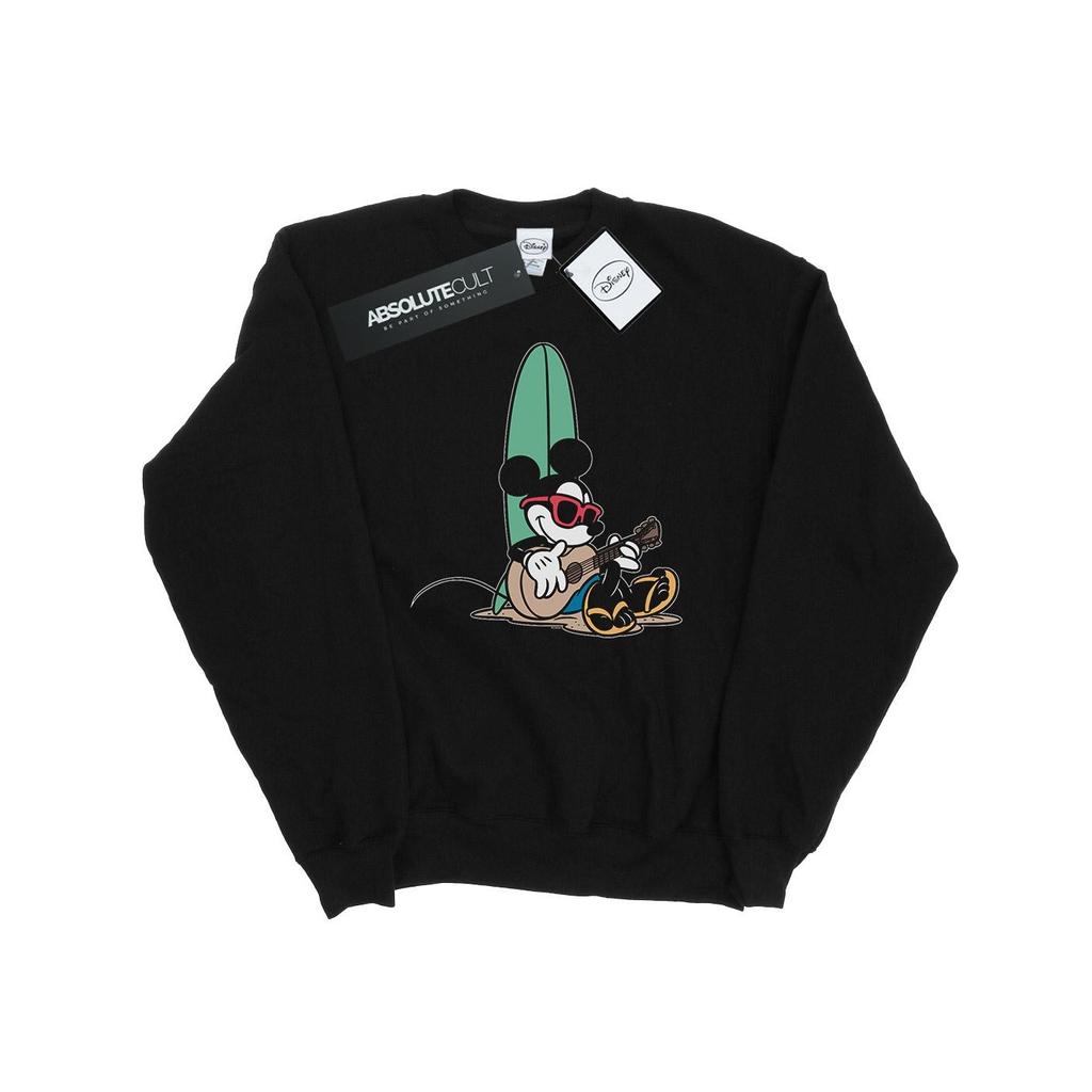 Disney Mens Mickey Mouse Surf And Chill Sweatshirt