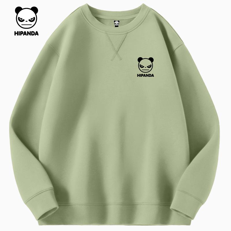 Hello Hipanda Panda Inverted Triangle Round Neck Hoodie