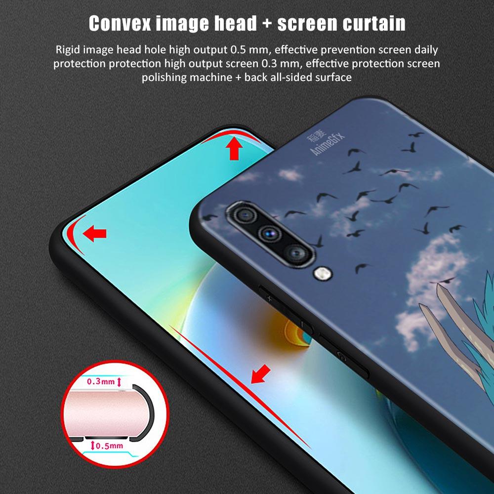 Силиконовый чехол для телефона Samsung Galaxy A50 A70 A10 A20e A30 A40 A20s A10s A10e A80 A90 A60 A30s, чехол в виде аниме «Унесенные призраками»