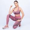 Брюки для йоги в европейском и американском стиле, состоящие из двух частей, с высокой талией, одежда для фитнеса, йоги, женские леггинсы, костюм