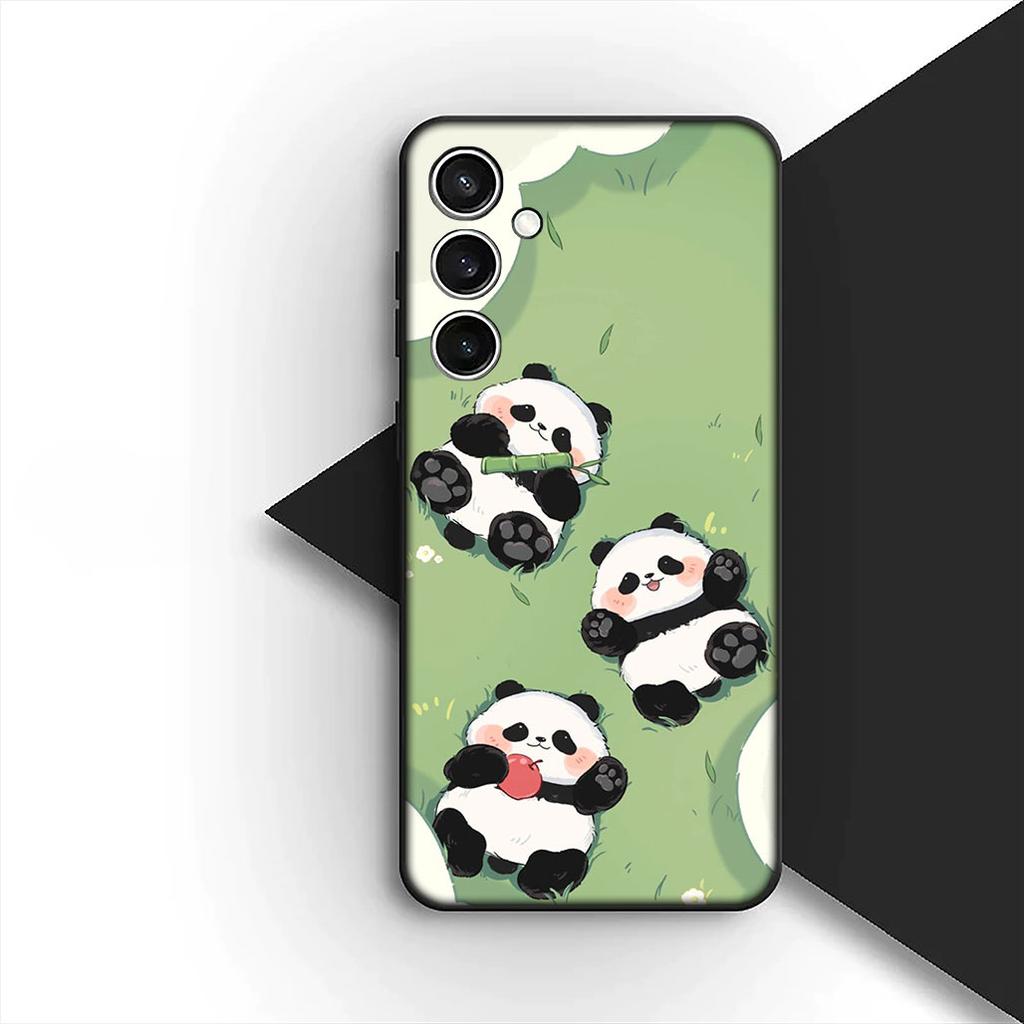 Lovely Panda Cute Silicone Cover for Xiaomi Redmi Note 12 11 10 Pro 10A 10C 12C 13C Note12 12Pro Coque Phone Case