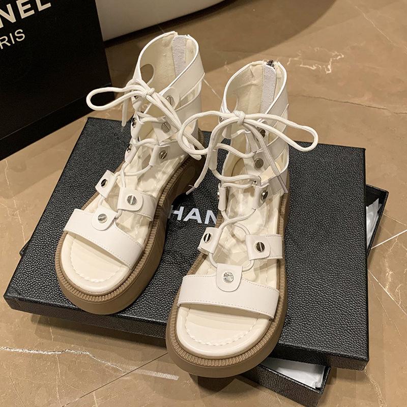 Beach Style Women's Heel Party Sandals