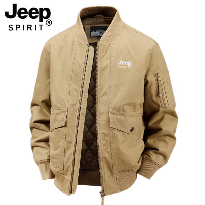 JEEP SPIRIT Мужская зимняя куртка с подкладкой и воротником-стойкой
