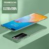 Твердый чехол-накладка из ПК цвета конфет без рамки для Huawei P50 Pro Coque p50Pro противоударный ультратонкий чехол