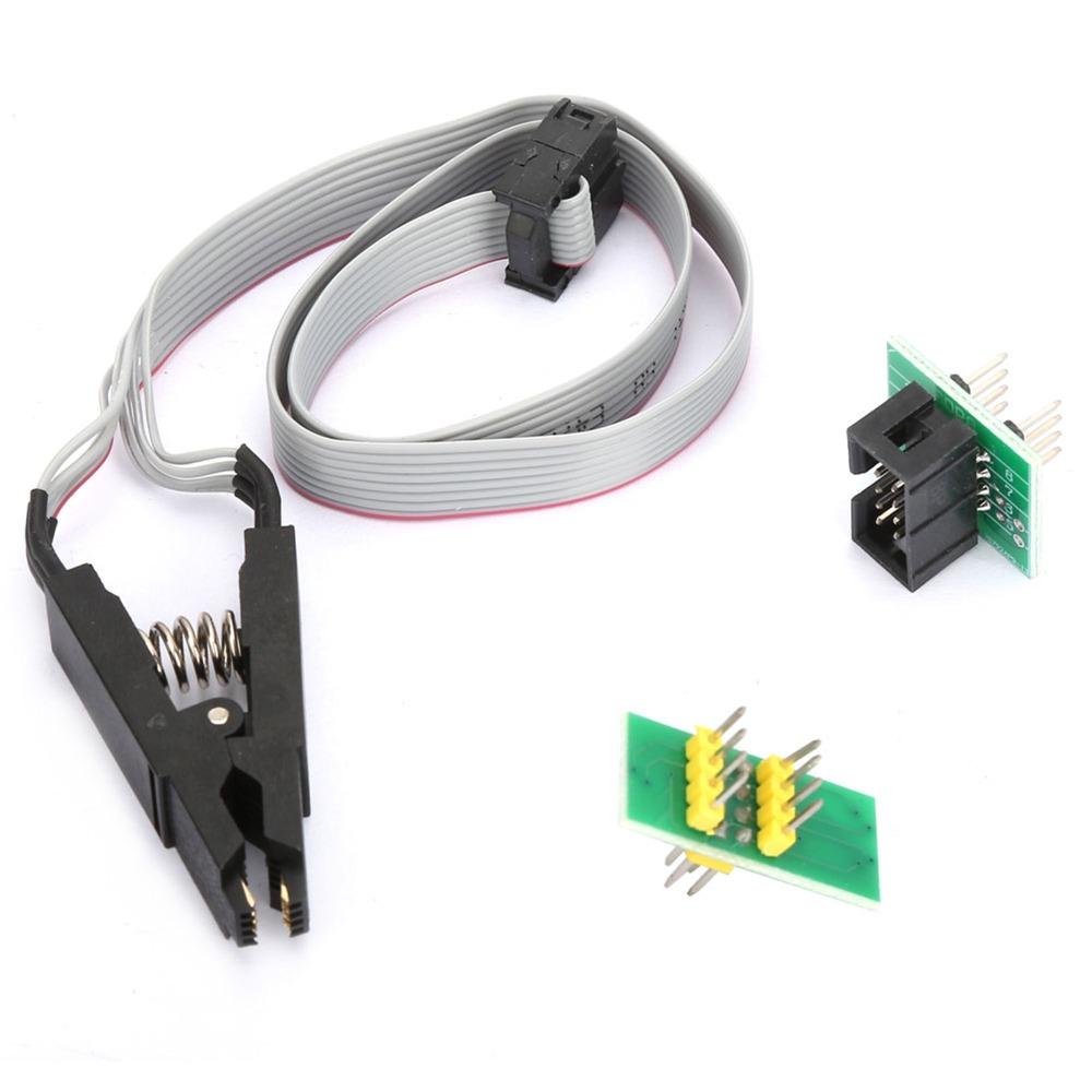 with 2 Adapter Board Flash Chip IC Test Clip Adapter SOIC 8 / SOP8 Clip SOIC / SOP Pin SOIC8 SOP8 Flash Chip IC Test Clip