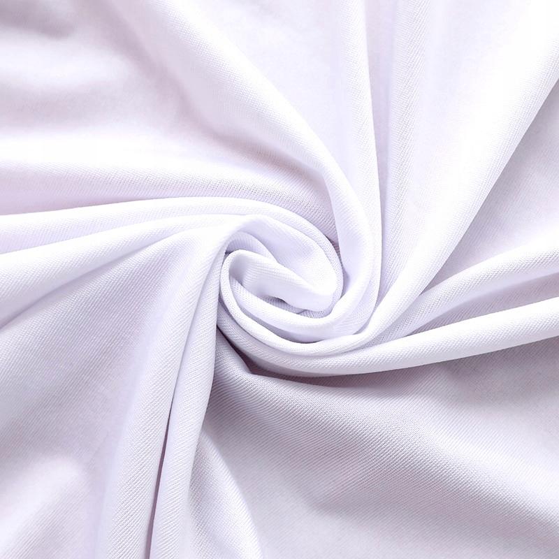 White Wedding Banquet Chair Cover Elastic [21Ba]