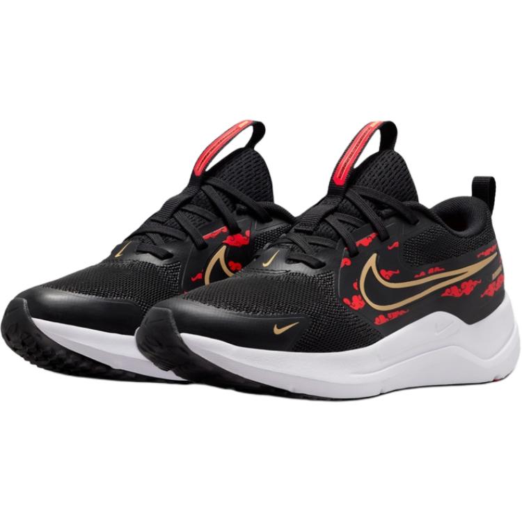 Nike Кроссовки Cosmic Runner GS Черный с Университетским Красным для Детей Металлик-Золотой IQ1264001