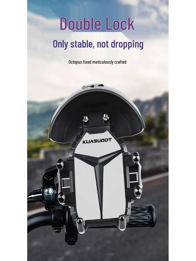 Водонепроницаемый ударопрочный держатель для телефона на мотоцикл/велосипед с козырьком для навигации