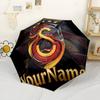 Galatasaray1 Customizable Name Umbrella Outdoor Automatic Umbrella Compact 8-Rib Lightweight Lightweight All-Season Travel Outdoor Accessory