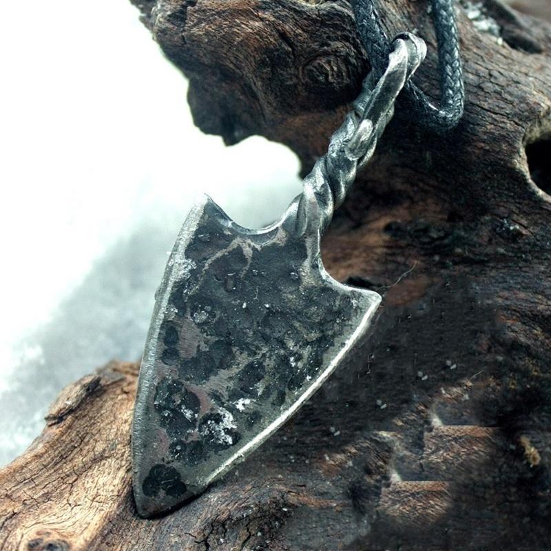 Винтажное мужское ожерелье с подвеской в ​​виде оружия Одина из цинкового сплава викингов GUNGNIR, ожерелье с подвеской в ​​виде копья викингов с гравировкой и подвеской в ​​виде валкнута и рун