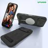 Магнитный чехол UYUXIO с подставкой для iPhone 17 Pro Max 16 15 14 Plus 12 13 11 Чехлы-подставки Задняя крышка с держателем