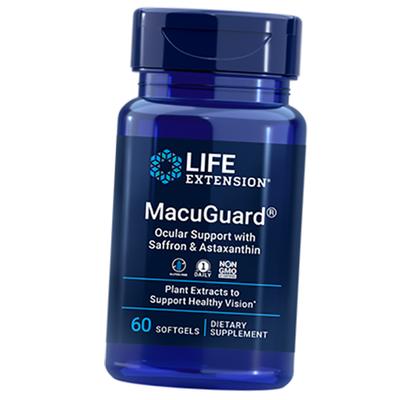 Витамины для глаз, MacuGuard Ocular Support with Astaxanthin, 60гелкапс (71346014)