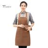 Водонепроницаемый фартук для мужчин и женщин, регулируемая длина, завязывающийся на талии, многокарманный фартук для кухни, гриля, ресторана, бара, кафе, салона красоты, маникюрной студии, униформа