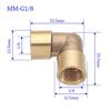 1/8" 1/4" 3/8" 1/2" Hose Barb Brass Pipe Fitting Coupler Connector Adapter Pipe Joint  PU PE Tube