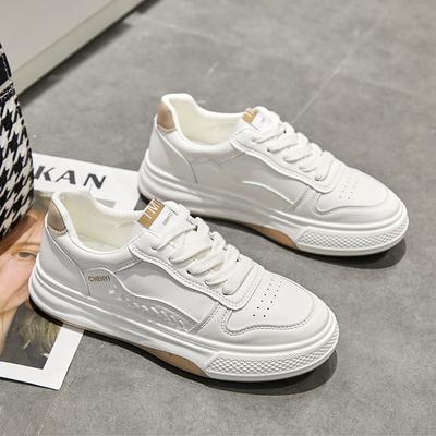 Летние кожаные лоферы Luj женские новые студенческие универсальные повседневные спортивные мягкие