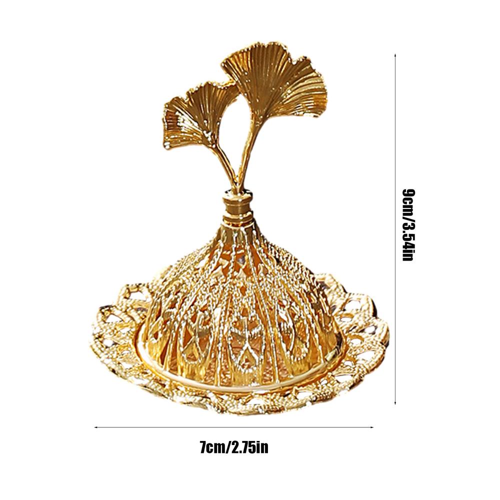 Золотой металлический подсвечник-аромалампа Ближний Восток Арабский Подставка для украшения стола для йоги дома