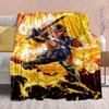 Фланелевое одеяло Kamen Rider – Мягкое, теплое, идеально подходит для диванов, постельного белья, кемпинга, путешествий, офиса и домашнего декора – QJY