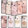 Rose Gold Pink Queen Princess For Motorola G200 G60 G50 G31 G30 G22 G9 G8 Power Lite Plus Edge 20lite 30pro One Fusion Cover